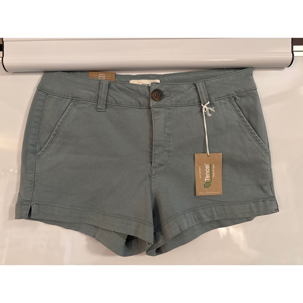 BKE NWT women's shorts size 27 mid rise mollie slimfit blue